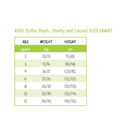 table-size-cressi-kid-little-shark-caicos-swimmingshop